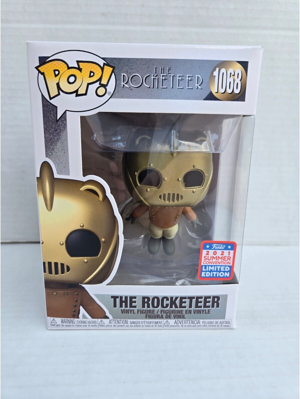 Funko Pop! The Rocketeer #1068 Vinyl Figure 2021 Summer Convention Limited Ed